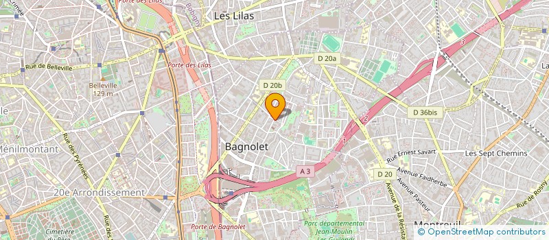 localisation de l'entreprise PHARMACIE DE L'EGLISE à BAGNOLET