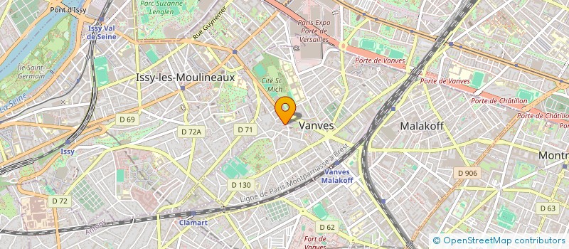 localisation de l'entreprise PHARMACIE DE L'EGLISE  VANVES