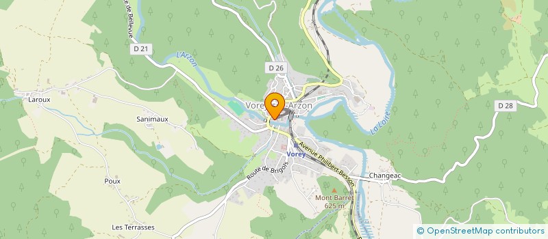 localisation de l'entreprise PHARMACIE DE L'EMBLAVEZ  VOREY