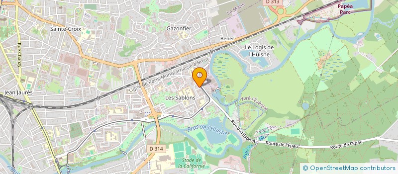 localisation de l'entreprise PHARMACIE DE L'EPAU  LE MANS