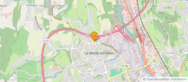 localisation de l'entreprise PHARMACIE DE L'EPINE  LA MOTTE-SERVOLEX