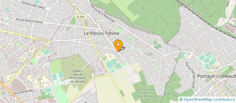 localisation de l'entreprise PHARMACIE DE L'ESPACE PAUL VALERY  LE PLESSIS-TREVISE