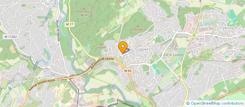 localisation de l'entreprise PHARMACIE DE L'ESPLANADE  CLAPIERS