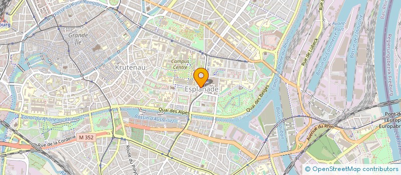 localisation de l'entreprise PHARMACIE DE L'ESPLANADE à STRASBOURG