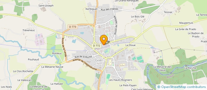 localisation de l'entreprise PHARMACIE DE L'ESPLANADE à GUER