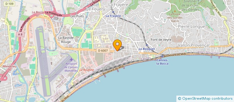 localisation de l'entreprise PHARMACIE DE L ESTEREL à CANNES