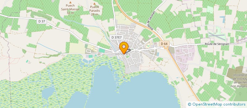 localisation de l'entreprise PHARMACIE DE L'ETANG  VENDRES