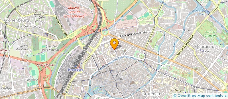 localisation de l'entreprise PHARMACIE DE L'ETOILE à STRASBOURG