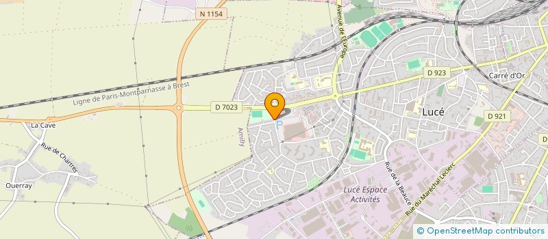 localisation de l'entreprise PHARMACIE DE L EUROPE à LUCE