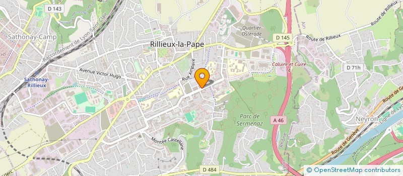 localisation de l'entreprise PHARMACIE DE L'EUROPE à RILLIEUX-LA-PAPE