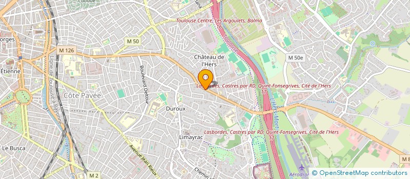 localisation de l'entreprise PHARMACIE DE L'HERS à TOULOUSE