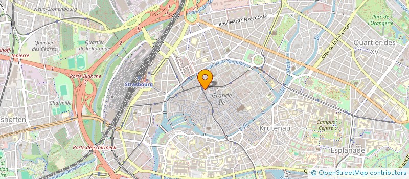 localisation de l'entreprise PHARMACIE DE L'HOMME DE FER à STRASBOURG
