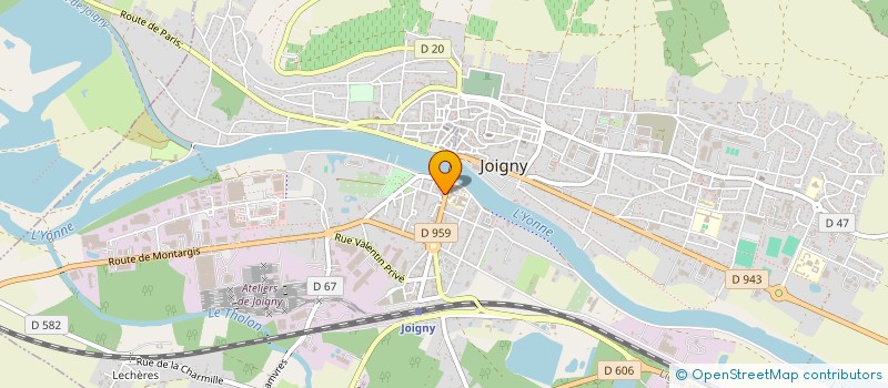 localisation de l'entreprise PHARMACIE DE L'HOPITAL à JOIGNY