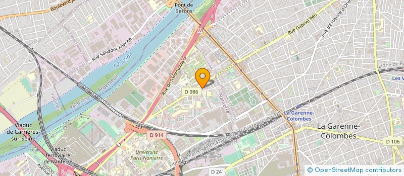 localisation de l'entreprise PHARMACIE DE L'HOPITAL  NANTERRE