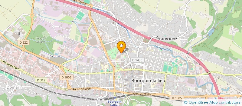 localisation de l'entreprise PHARMACIE DE L'HOTEL DE VILLE à BOURGOIN-JALLIEU