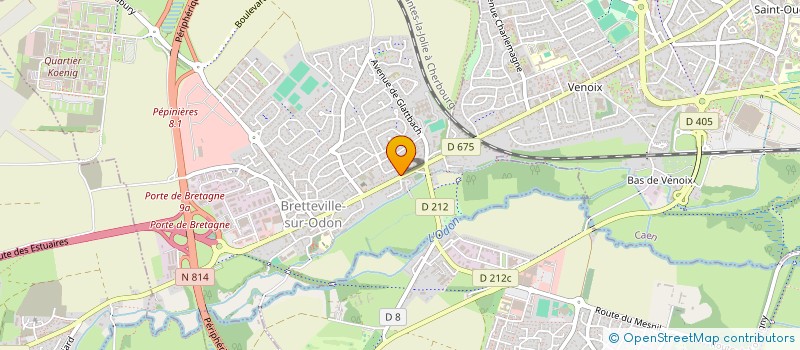 localisation de l'entreprise PHARMACIE DE L'ODON à BRETTEVILLE-SUR-ODON