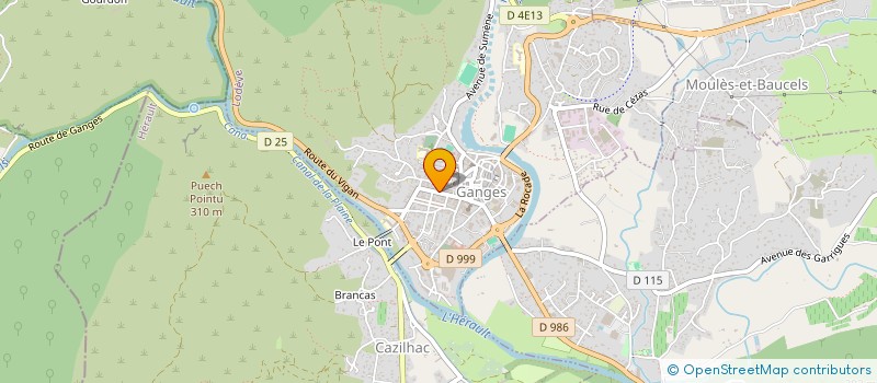 localisation de l'entreprise PHARMACIE DE L'OLIVETTE  GANGES