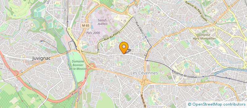 localisation de l'entreprise PHARMACIE DE L'OLIVIER à MONTPELLIER
