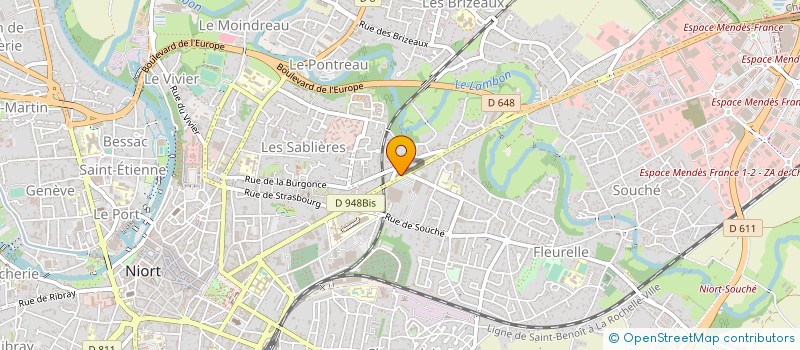 localisation de l'entreprise PHARMACIE DE L'OLIVIER  NIORT