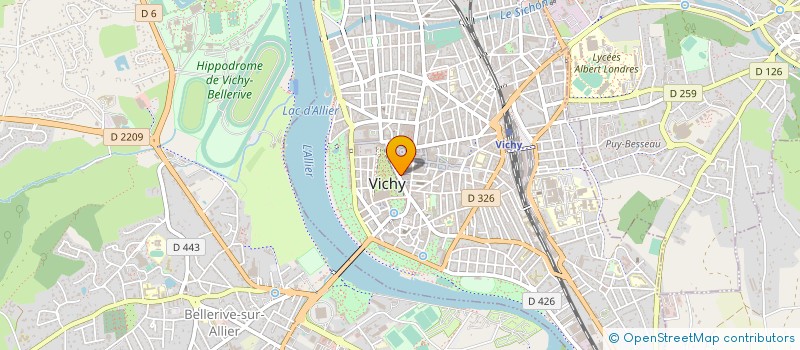 localisation de l'entreprise PHARMACIE DE L'OPERA à VICHY