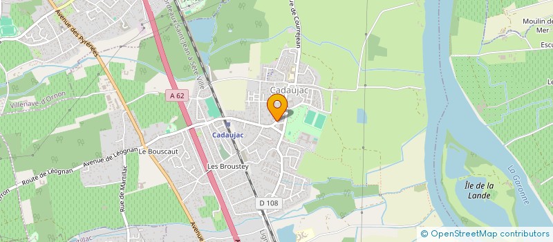 localisation de l'entreprise PHARMACIE DE L'ORMEAU  CADAUJAC