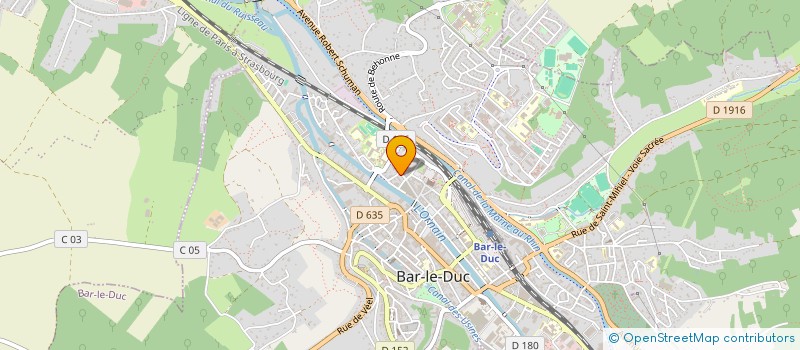 localisation de l'entreprise PHARMACIE DE L'ORNAIN à LONGEVILLE-EN-BARROIS