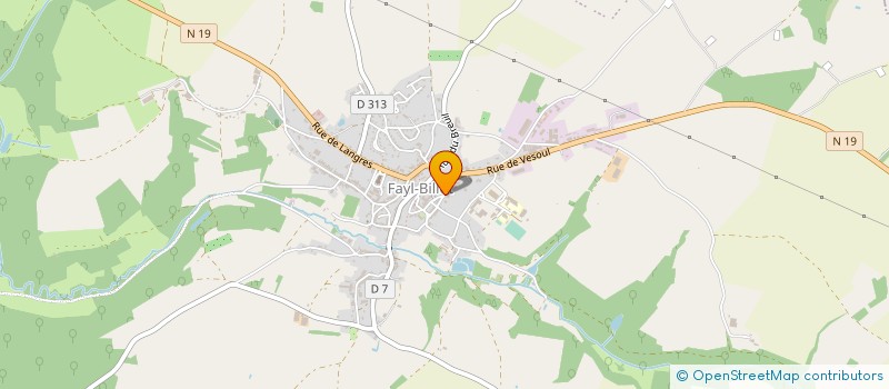 localisation de l'entreprise PHARMACIE DE L'OSERAIE à FAYL-BILLOT