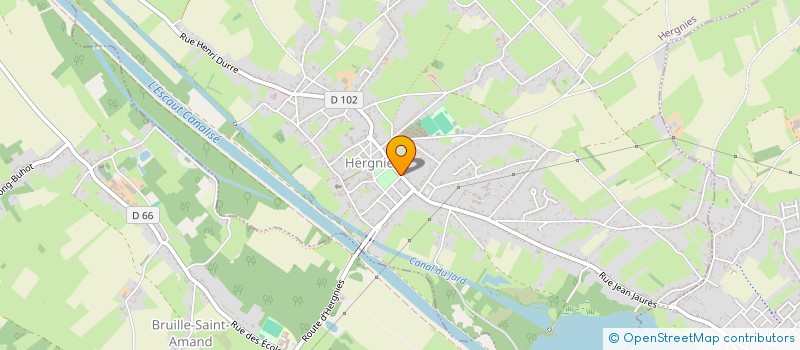 localisation de l'entreprise PHARMACIE DE L'OSON  HERGNIES