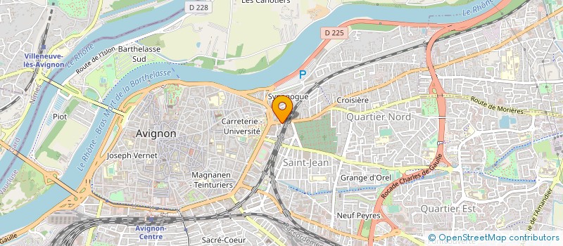 localisation de l'entreprise PHARMACIE DE L'UNIVERSITE à AVIGNON