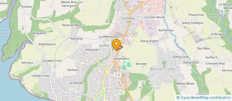 localisation de l'entreprise PHARMACIE DE LA BAIE à CONCARNEAU