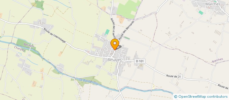localisation de l'entreprise PHARMACIE DE LA BARBEROLLE à BESAYES
