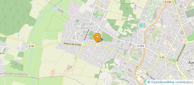 localisation de l'entreprise PHARMACIE DE LA BAULCHE à SAINT-GEORGES-SUR-BAULCHE