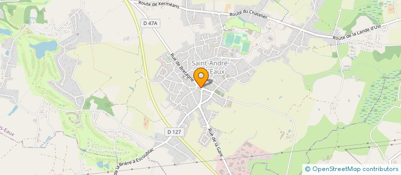 localisation de l'entreprise PHARMACIE DE LA BRIERE à SAINT-ANDRE-DES-EAUX
