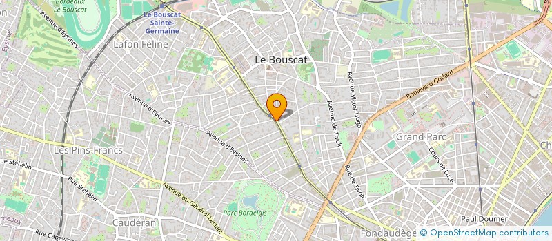 localisation de l'entreprise PHARMACIE DE LA CALYPSO à LE BOUSCAT
