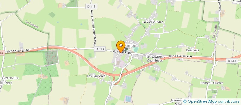 localisation de l'entreprise PHARMACIE DE LA CAMBE  LA CAMBE