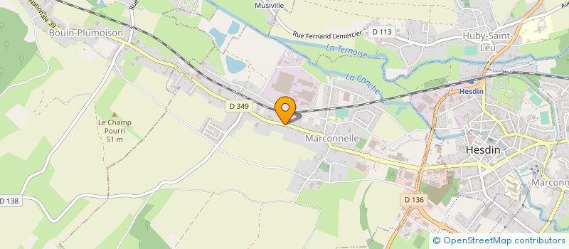 localisation de l'entreprise PHARMACIE DE LA CANCHE  MARCONNELLE