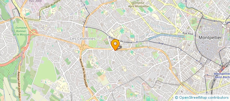 localisation de l'entreprise PHARMACIE DE LA CHAMBERTE  MONTPELLIER
