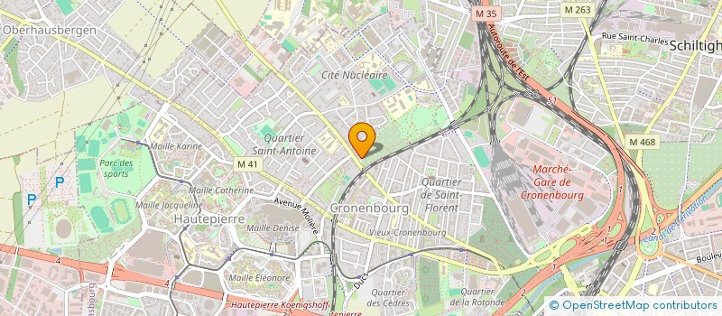 localisation de l'entreprise PHARMACIE DE LA CITE à STRASBOURG