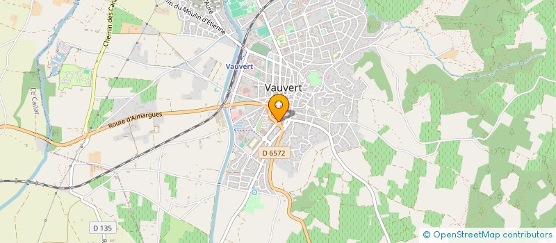 localisation de l'entreprise PHARMACIE DE LA CONDAMINE à VAUVERT
