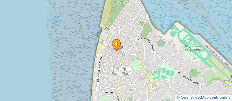 localisation de l'entreprise PHARMACIE DE LA COTE D'OPALE  LE TOUQUET-PARIS-PLAGE