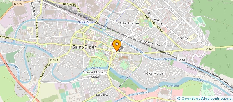 localisation de l'entreprise PHARMACIE DE LA COURONNE à SAINT-DIZIER