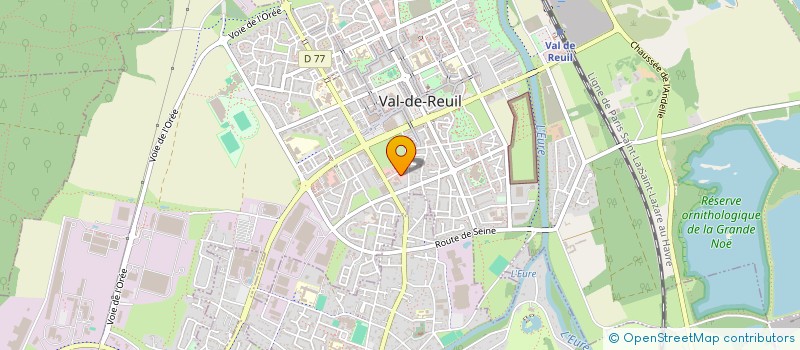 localisation de l'entreprise PHARMACIE DE LA COURTINE  VAL-DE-REUIL