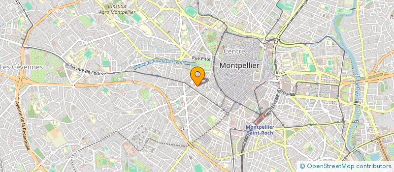 localisation de l'entreprise PHARMACIE DE LA CROIX DU COURREAU à MONTPELLIER
