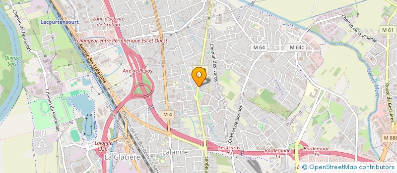 localisation de l'entreprise PHARMACIE DE LA CROIX DU SUD à TOULOUSE