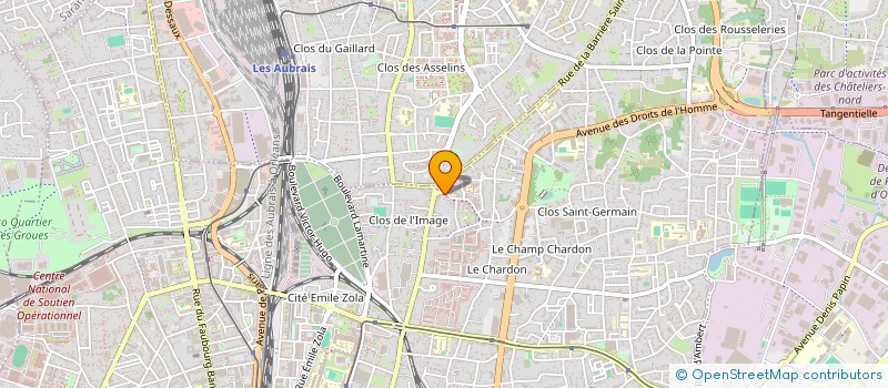 localisation de l'entreprise PHARMACIE DE LA CROIX FLEURY à ORLEANS