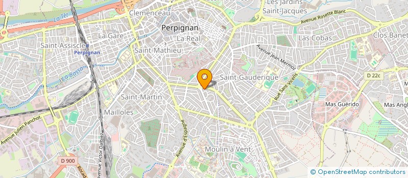 localisation de l'entreprise PHARMACIE DE LA CROIX ROUGE à PERPIGNAN