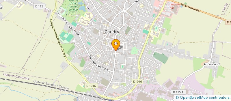 localisation de l'entreprise PHARMACIE DE LA DENTELLE  CAUDRY