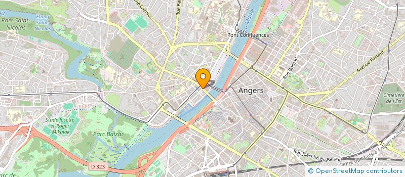 localisation de l'entreprise PHARMACIE DE LA DOUTRE à ANGERS