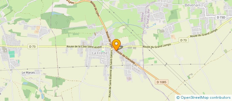 localisation de l'entreprise PHARMACIE DE LA FRETTE  LA FRETTE