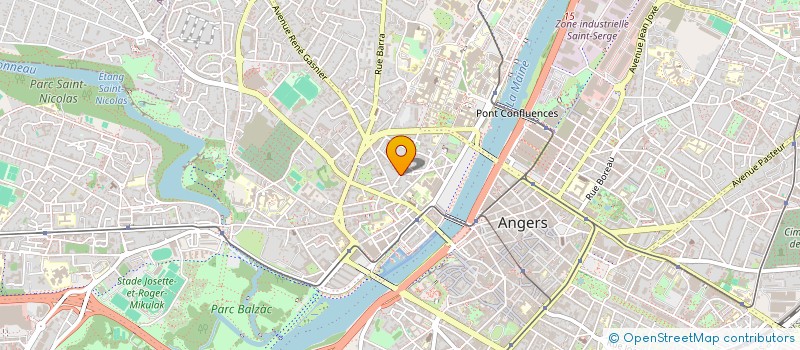 localisation de l'entreprise PHARMACIE DE LA GARE à ANGERS